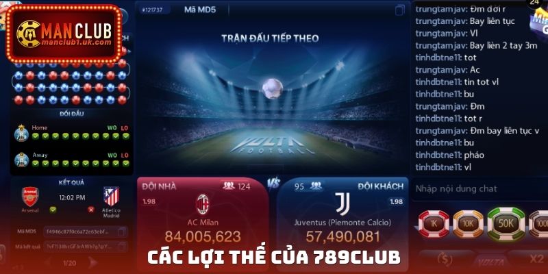 Các lợi thế của 789club